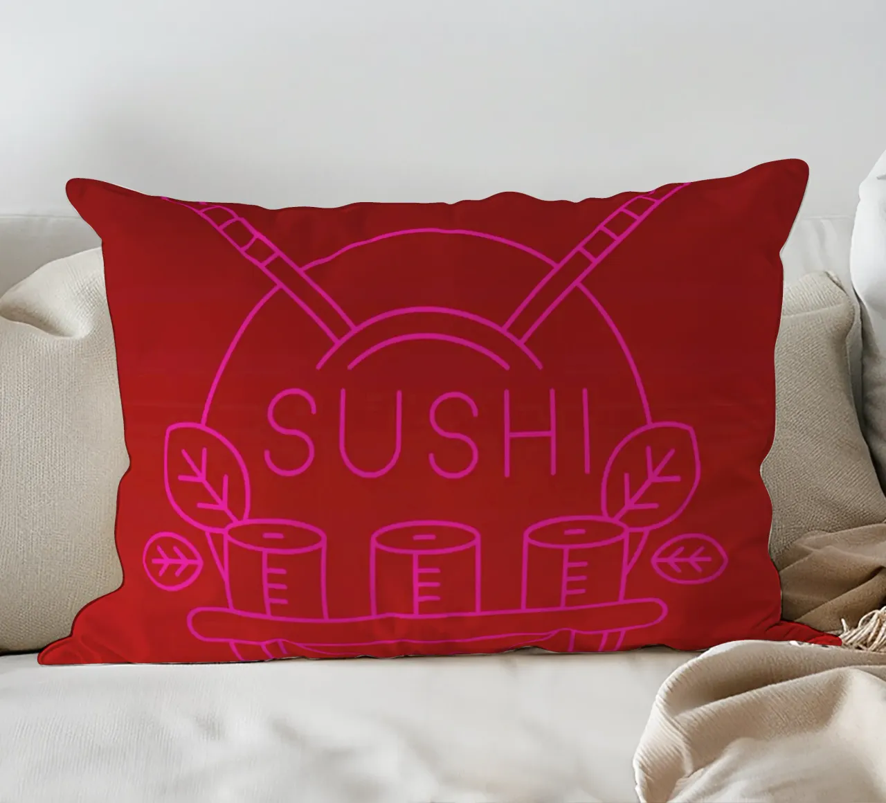 SUSHI SOULFOOD cuscino da Headless Monkeys