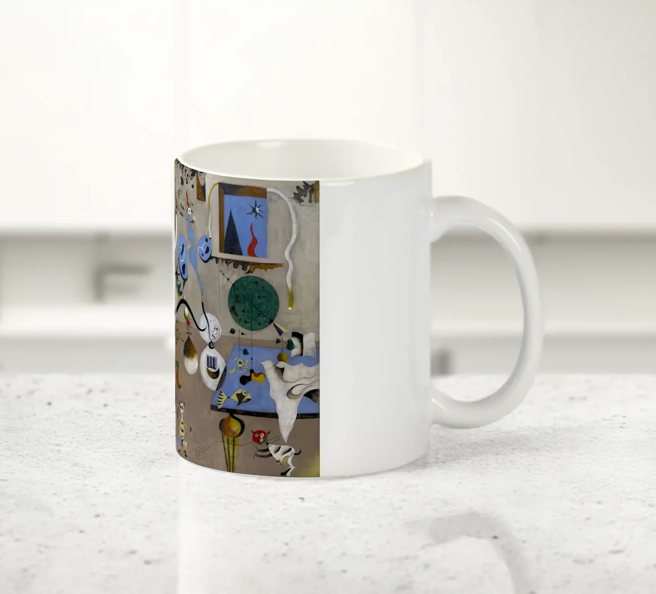 Il carnevale di Joan Miro Arlecchino tazza in ceramica da Dixon-Gallery