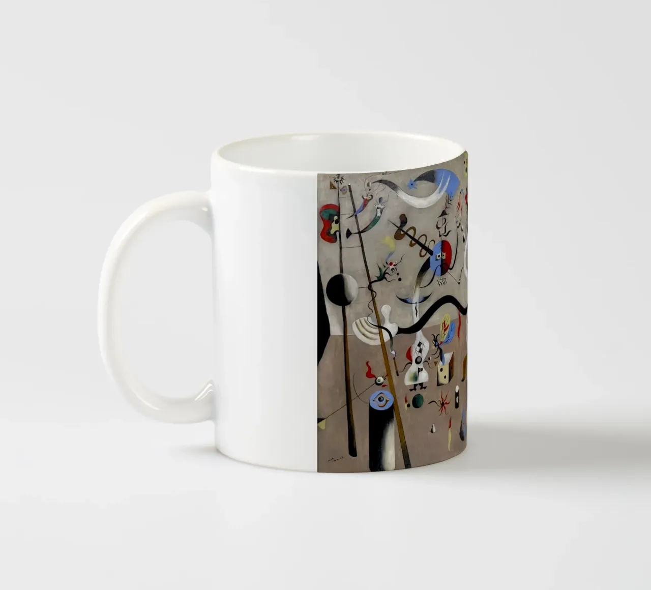 Il carnevale di Joan Miro Arlecchino tazza in ceramica da Dixon-Gallery