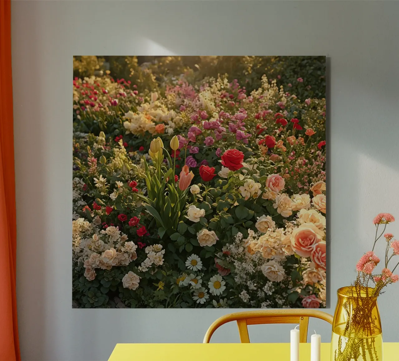 Meadow Whispers alu-dibond by Bold Blooms