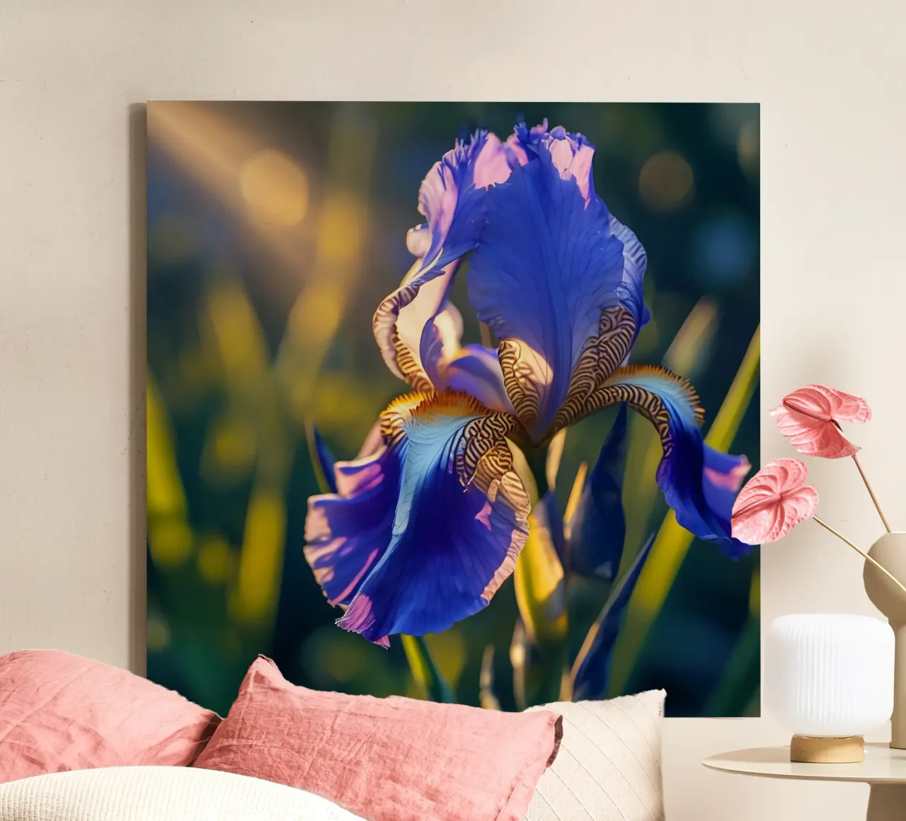 Sussurri del prato tela con Cornice a cassetta da Bold Blooms