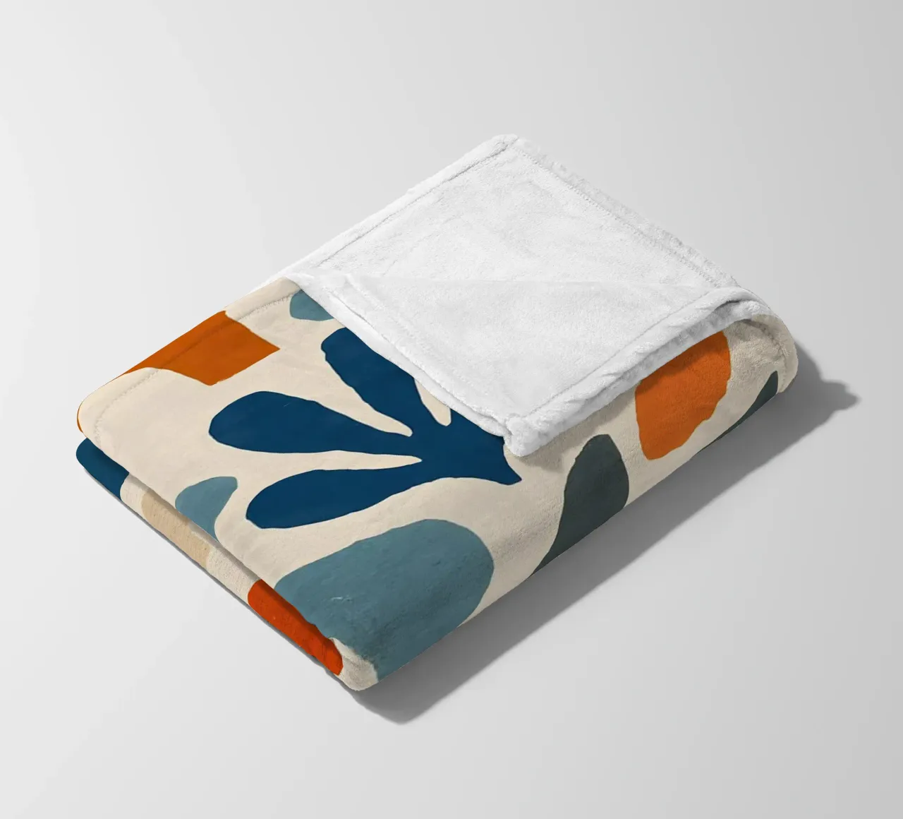 Modern Collage fleece blanket by Gypsy Galleria