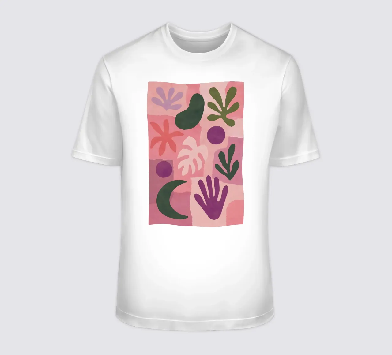 Modern Abstract Collage t-shirt da Gypsy Galleria