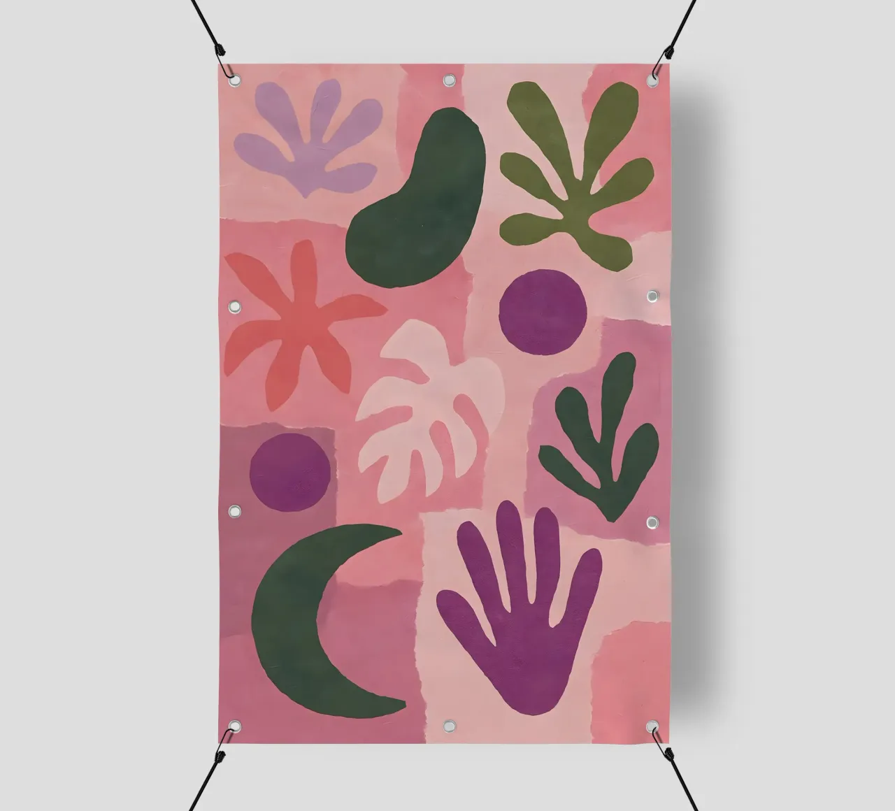 Modern Abstract Collage telo in pvc da Gypsy Galleria