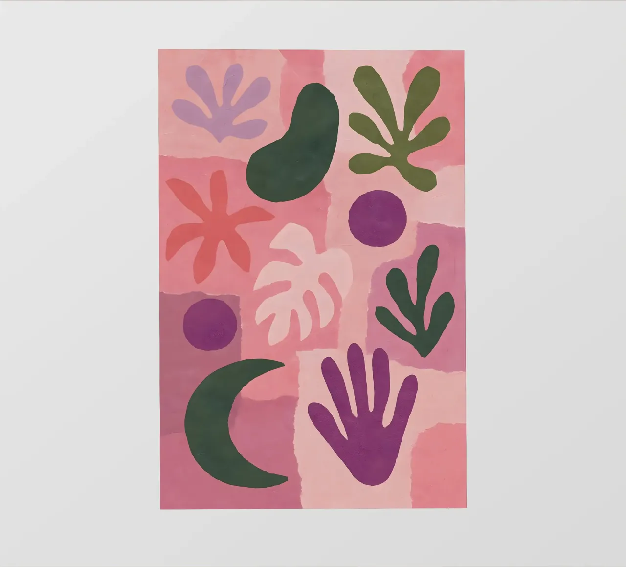 Modern Abstract Collage telo in pvc da Gypsy Galleria