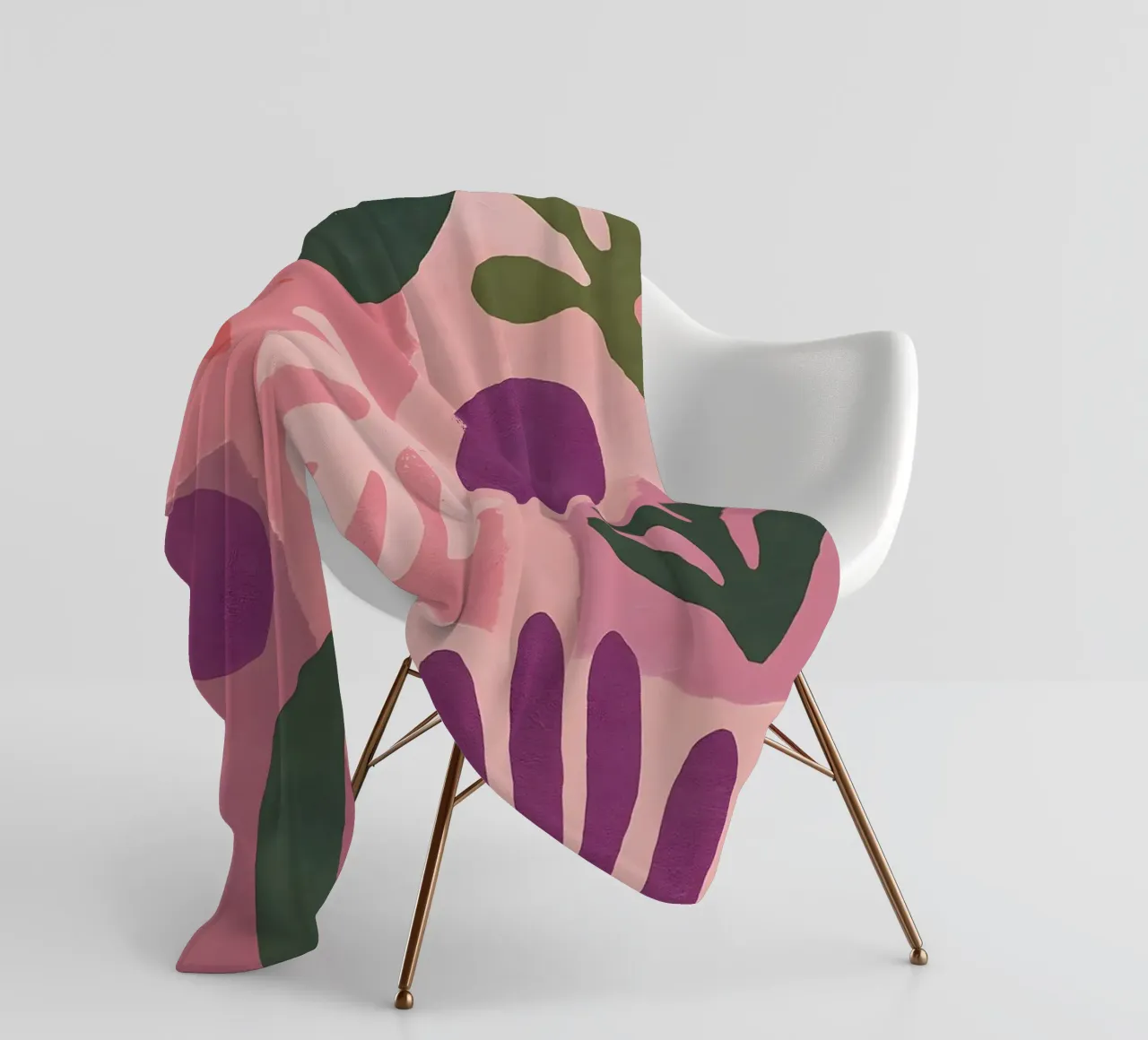 Modern Abstract Collage coperta in pile da Gypsy Galleria