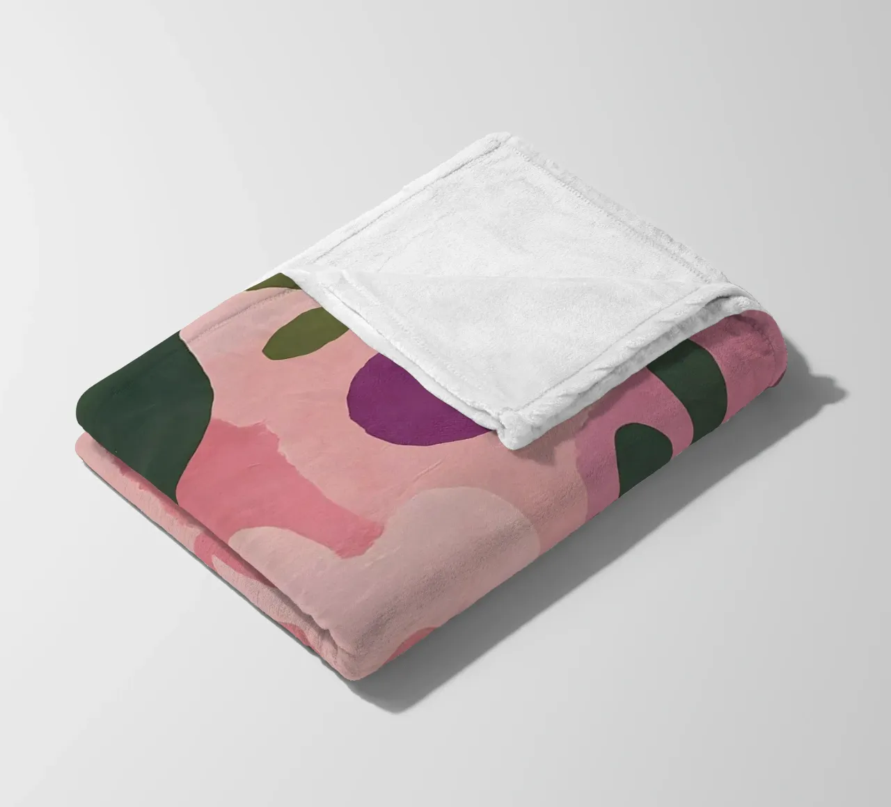 Modern Abstract Collage coperta in pile da Gypsy Galleria