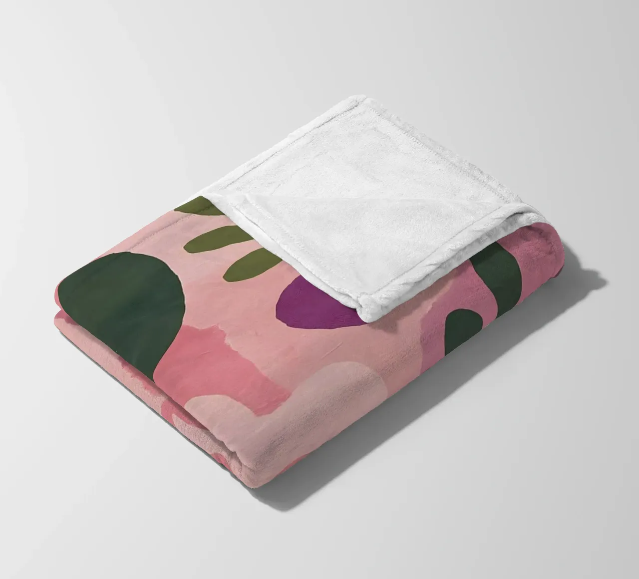 Modern Abstract Collage coperta in pile da Gypsy Galleria