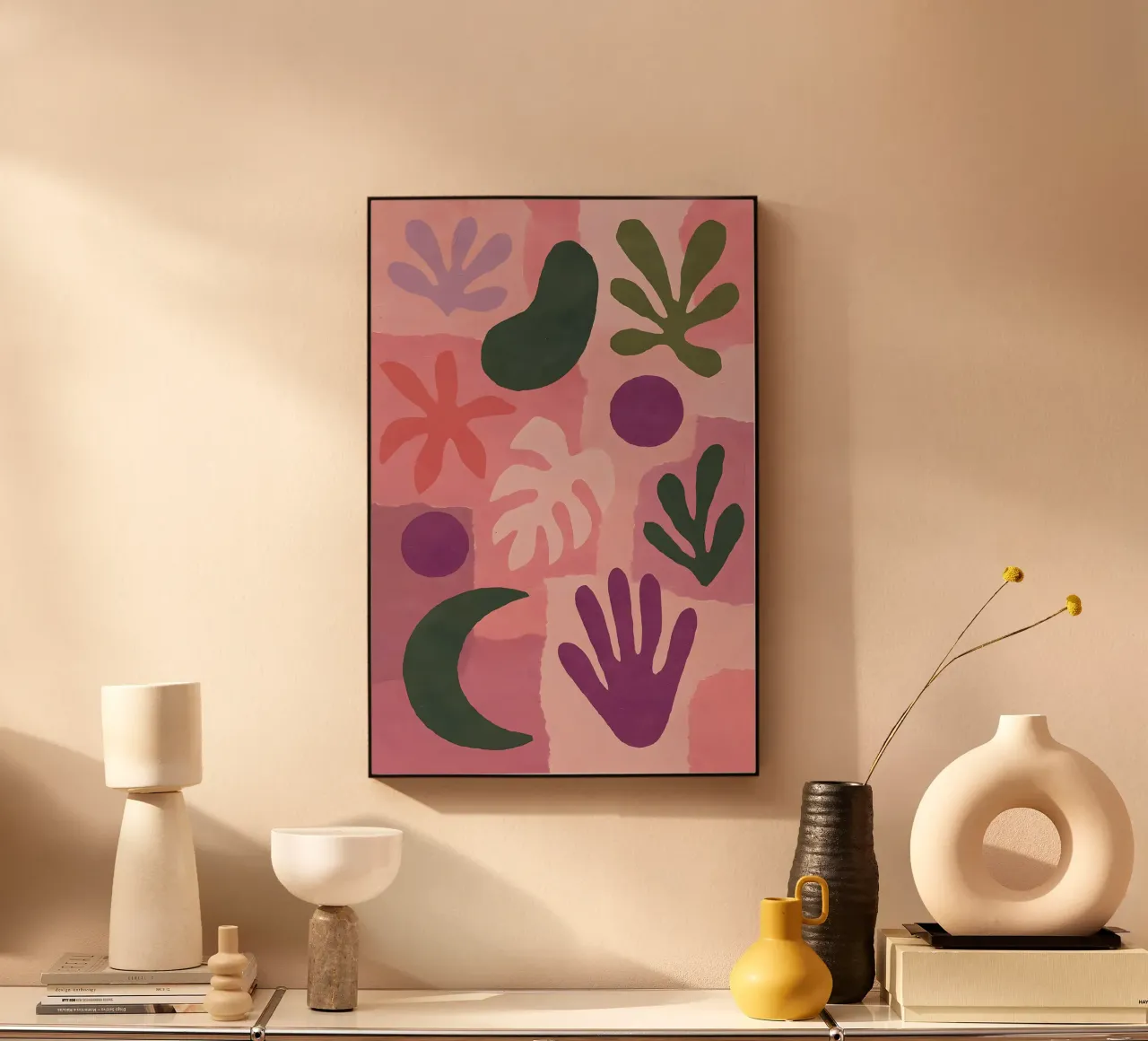 Modern Abstract Collage plexiglass da Gypsy Galleria