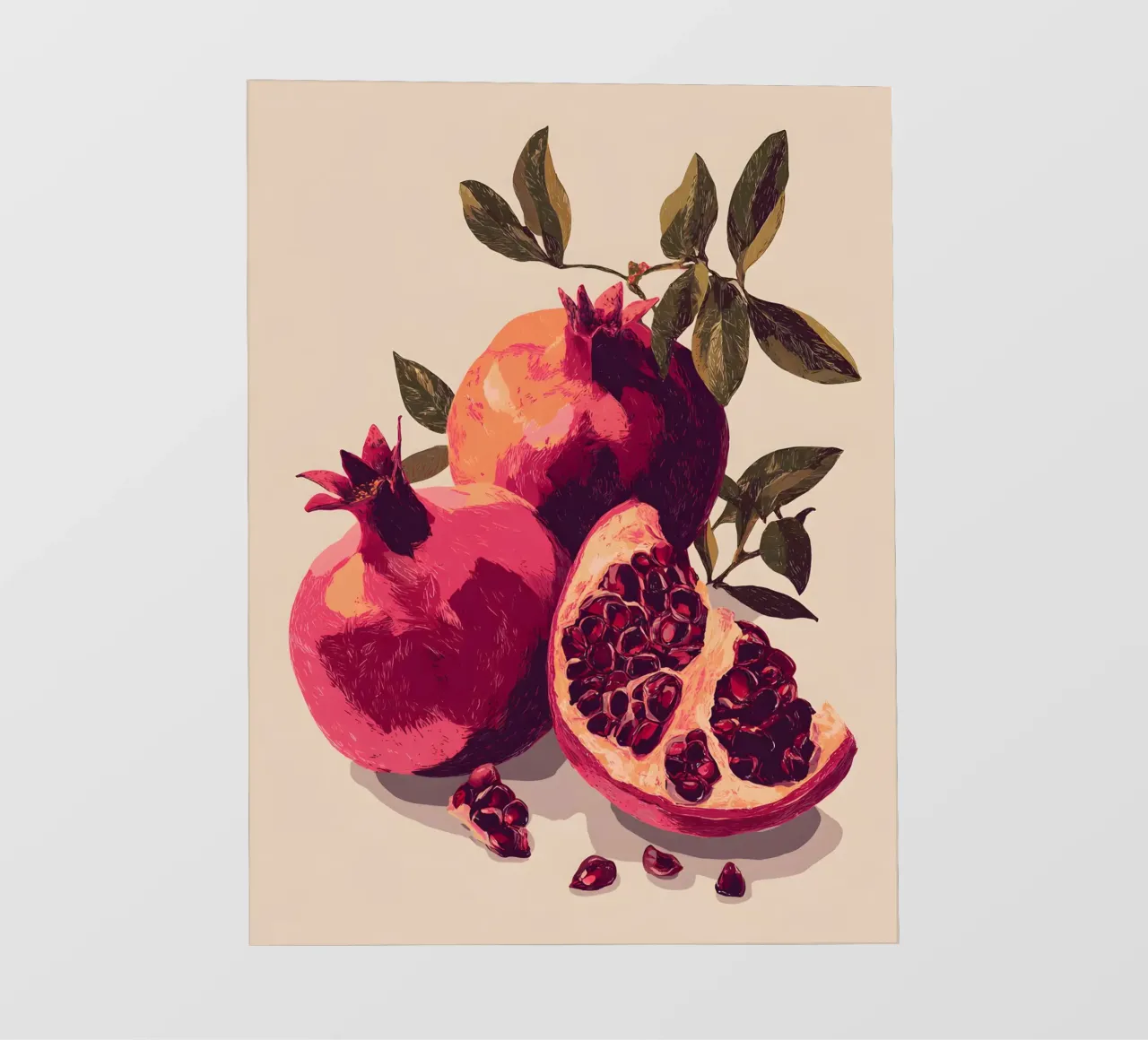 The Pomgranates papel para pared de Gypsy Galleria