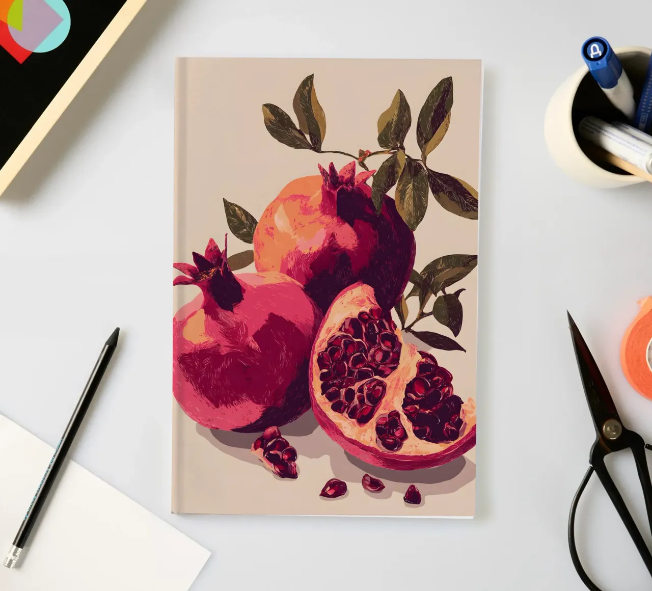 The Pomgranates notebook by Gypsy Galleria