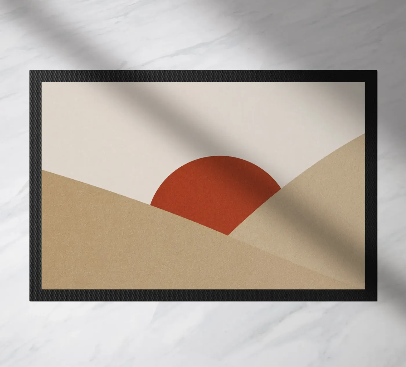 Boho Desert Geometry Sunset zerbino da pierosvisuals