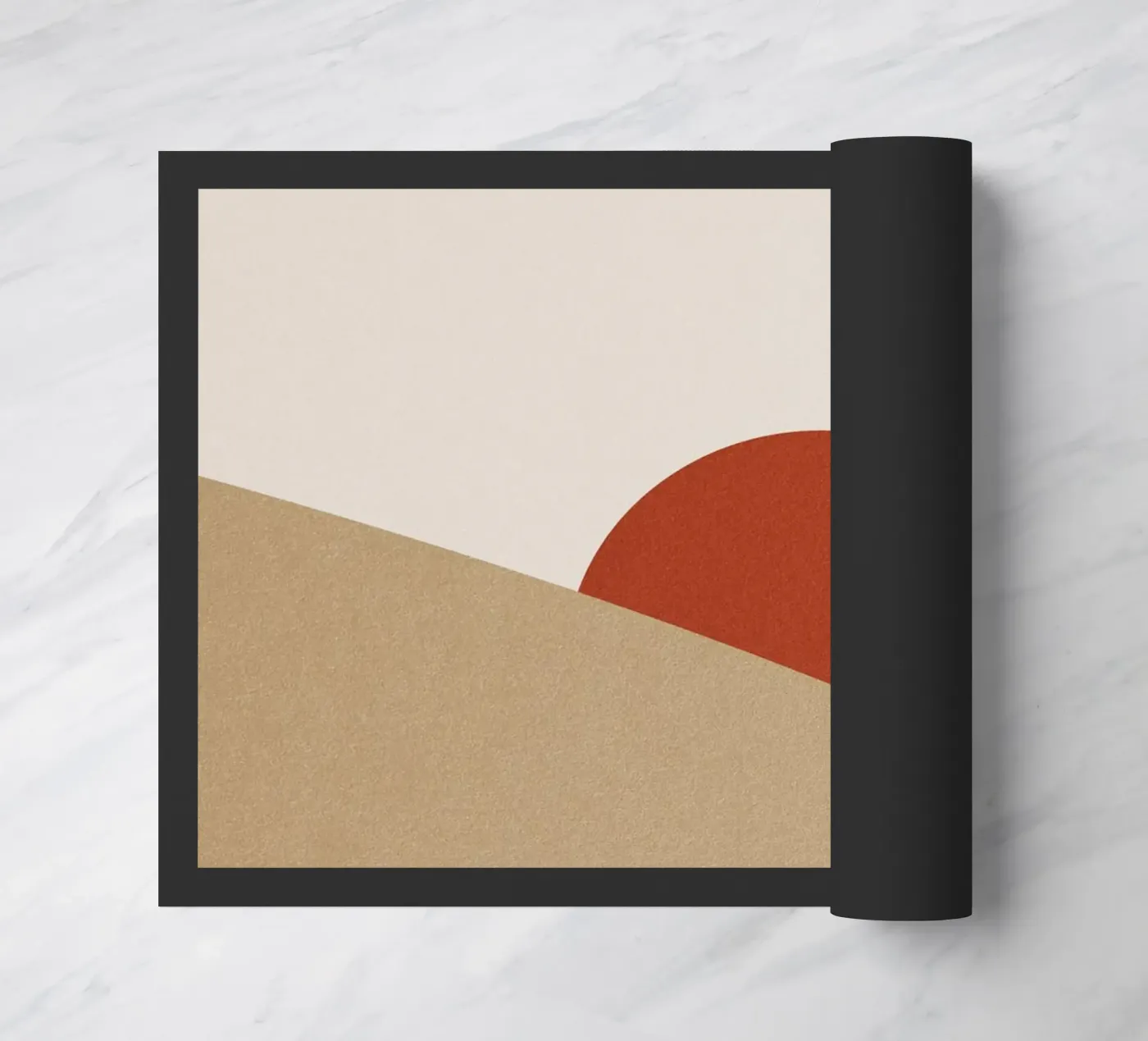 Boho Desert Geometry Sunset zerbino da pierosvisuals