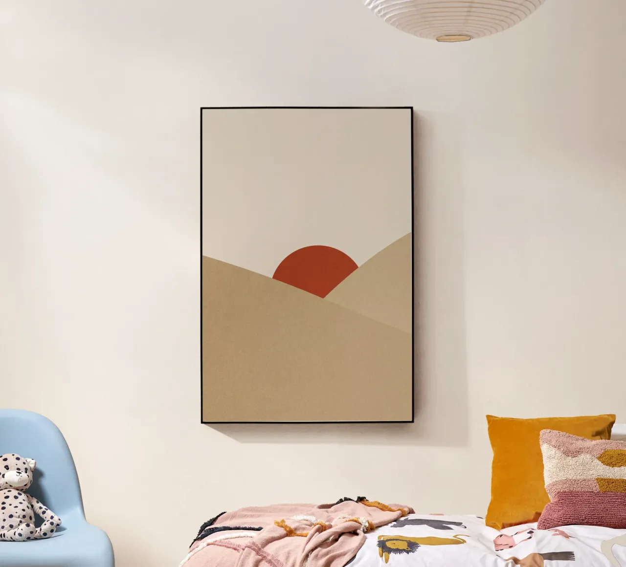 Boho Desert Geometry Sunset plexiglass da pierosvisuals