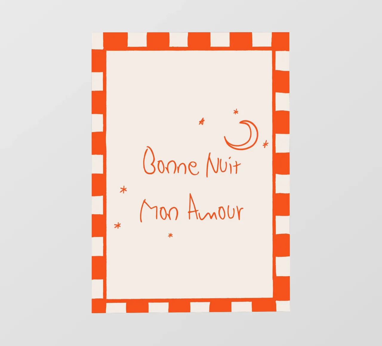 Bonne Nuit Mon amour pellicola backlit da Attaboy Dsgn