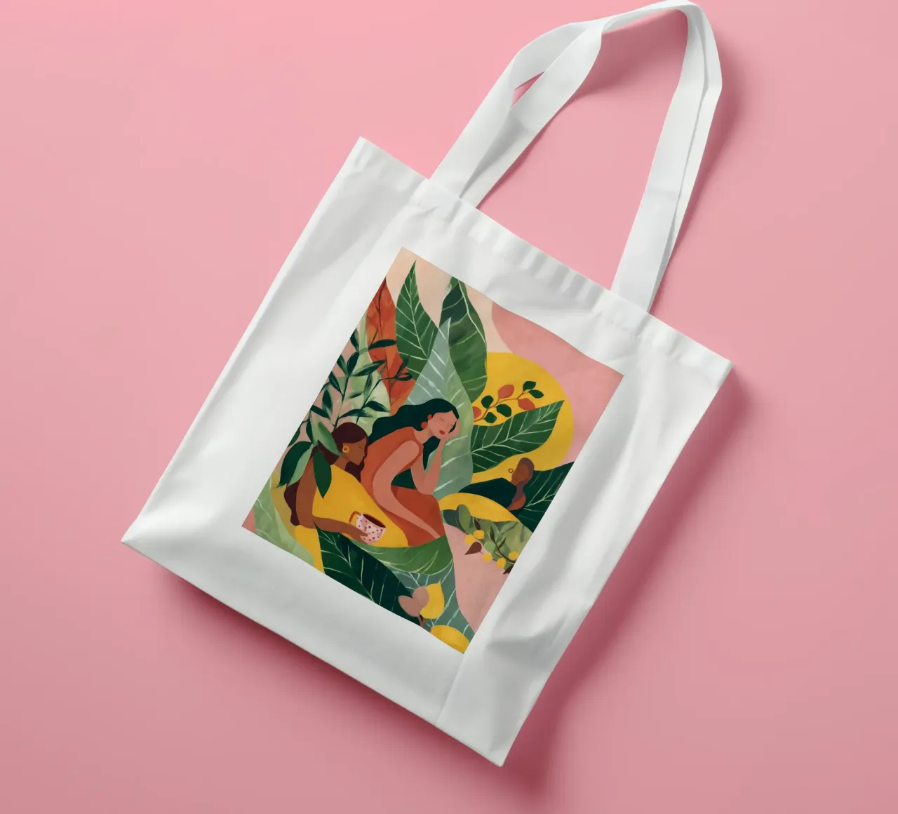 Among the Leaves tote bag by Clara August