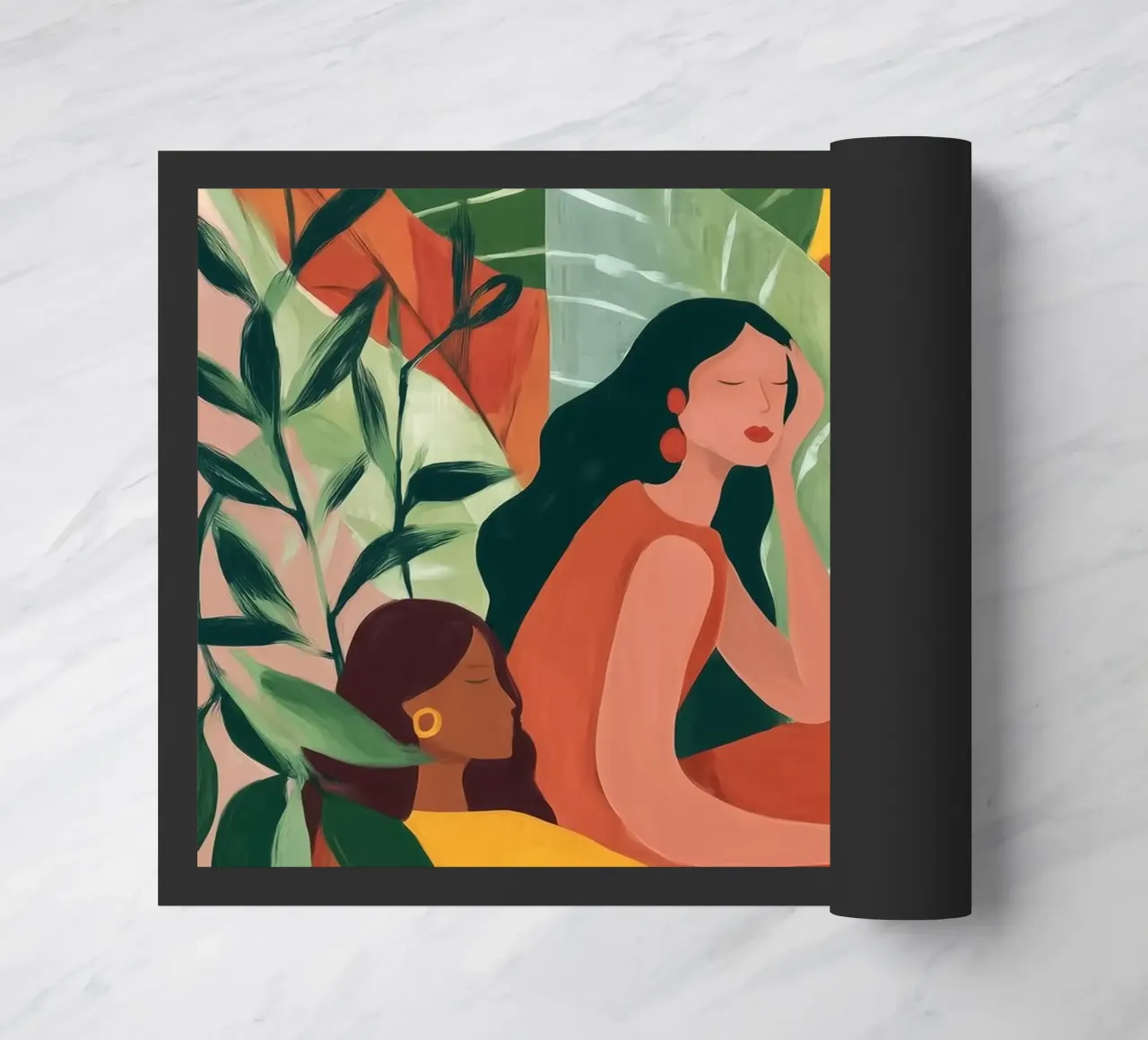 Among the Leaves doormat by Clara August