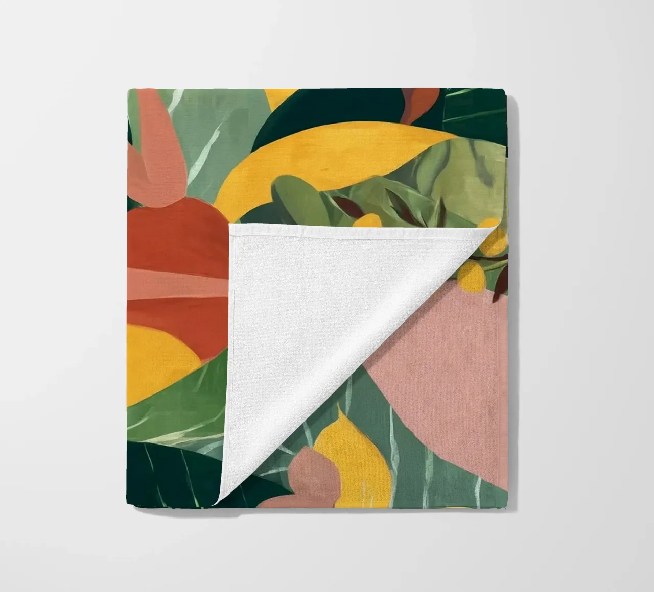 Among the Leaves beach towel by Clara August