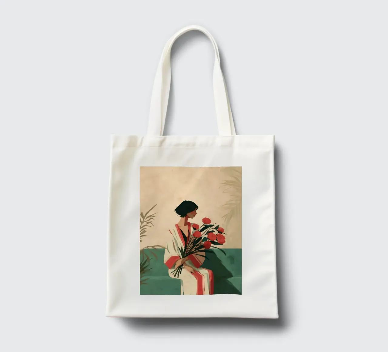 Everything She Didn’t Say borsa in juta da Clara August
