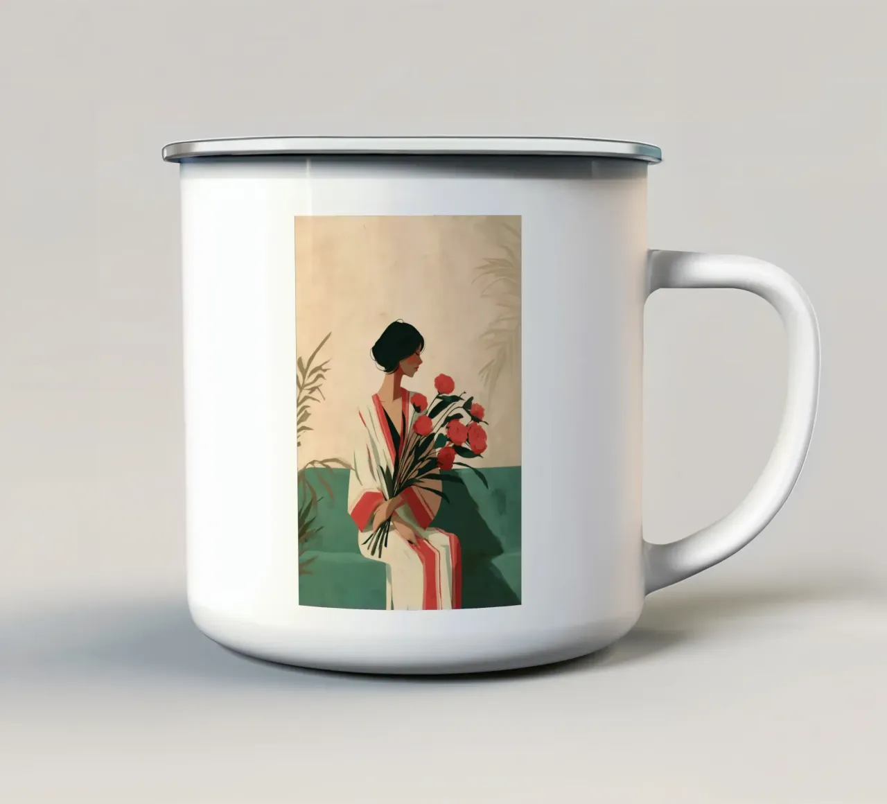 Everything She Didn’t Say tazza in smalto da Clara August