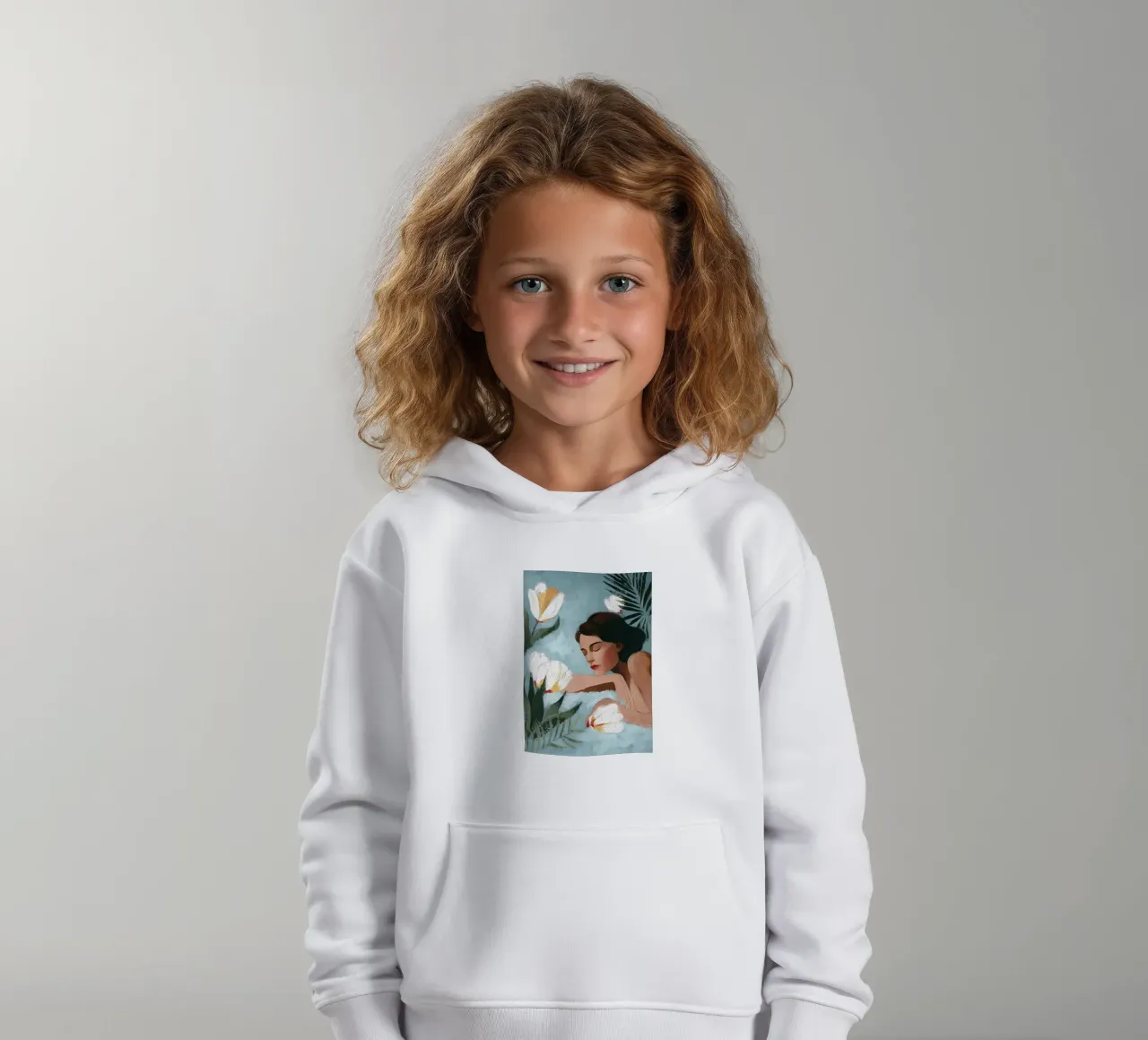 Soft is Her World felpa bambino con cappuccio da Clara August