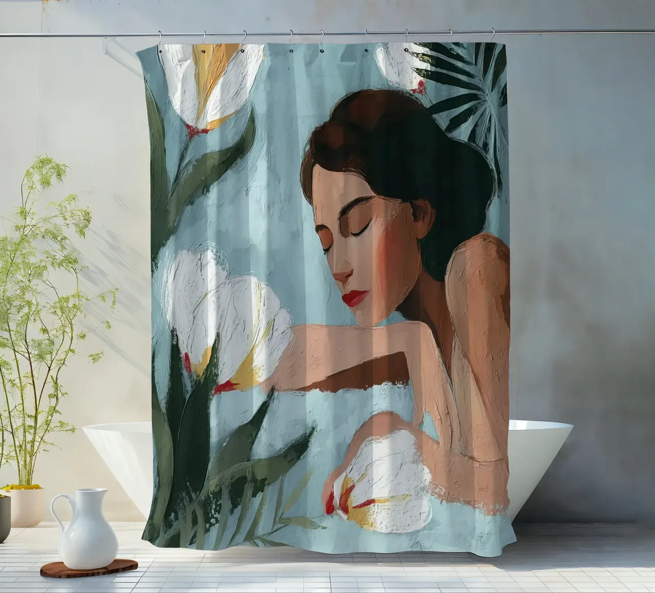Soft is Her World tenda da doccia da Clara August