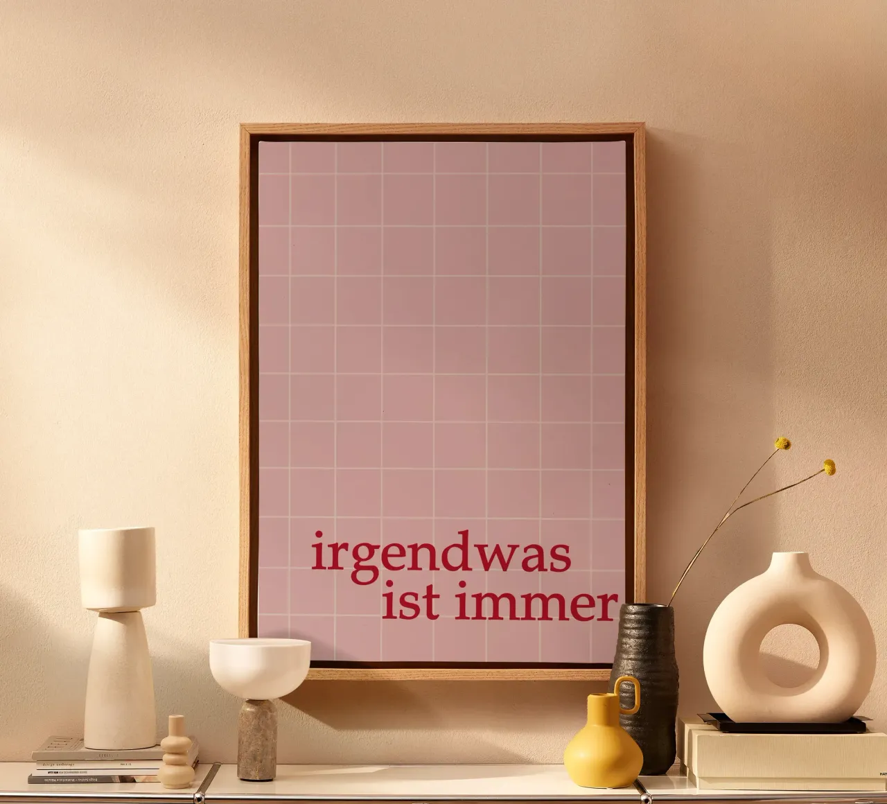 Irgendwas ist immer tela da Attaboy Dsgn