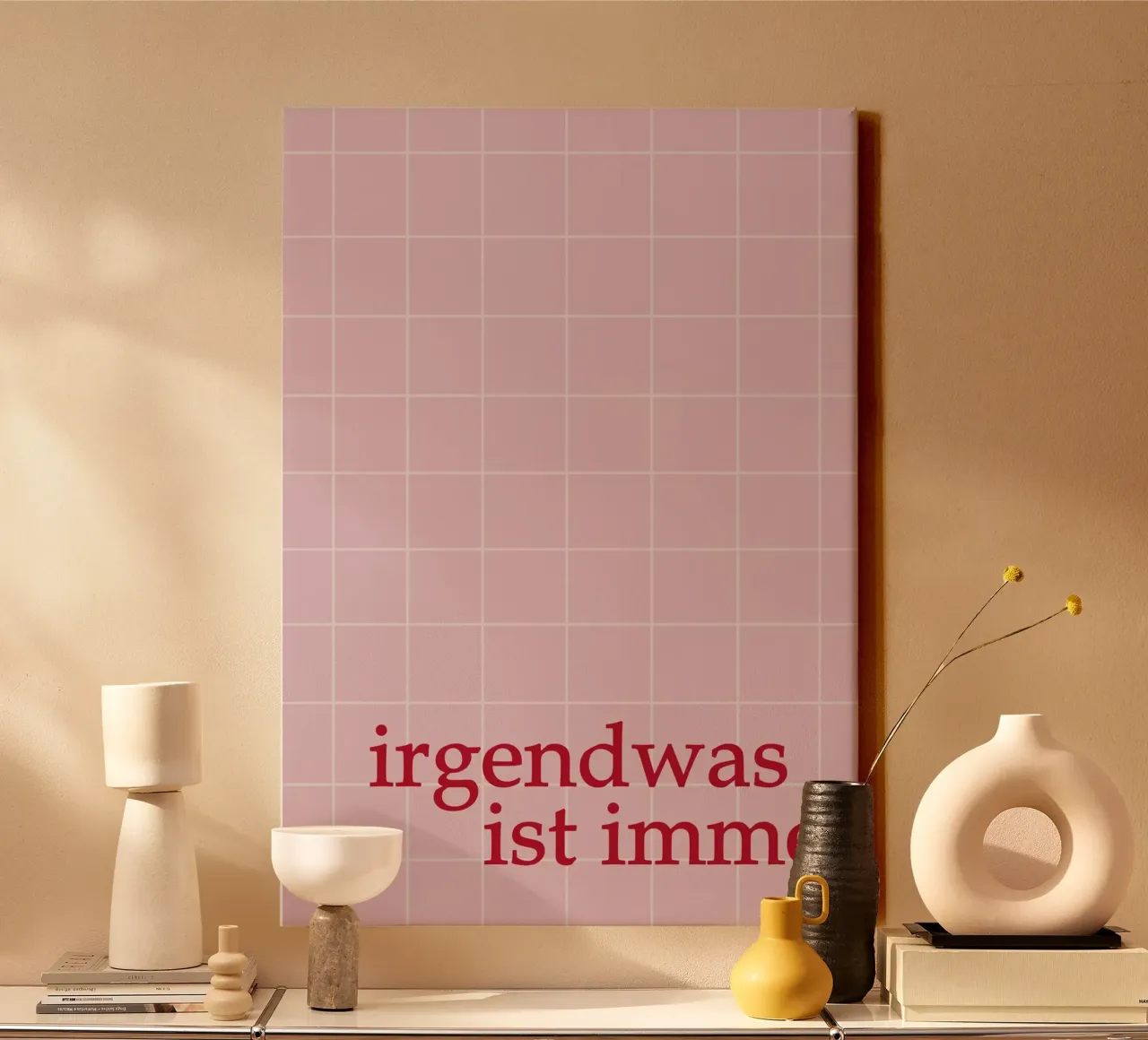 Irgendwas ist immer tela da Attaboy Dsgn