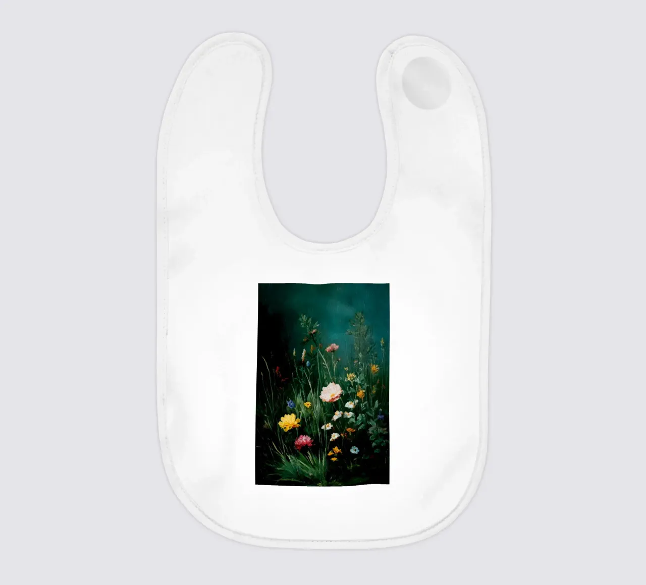 Wildflowers 0002 baby bib by erdengut