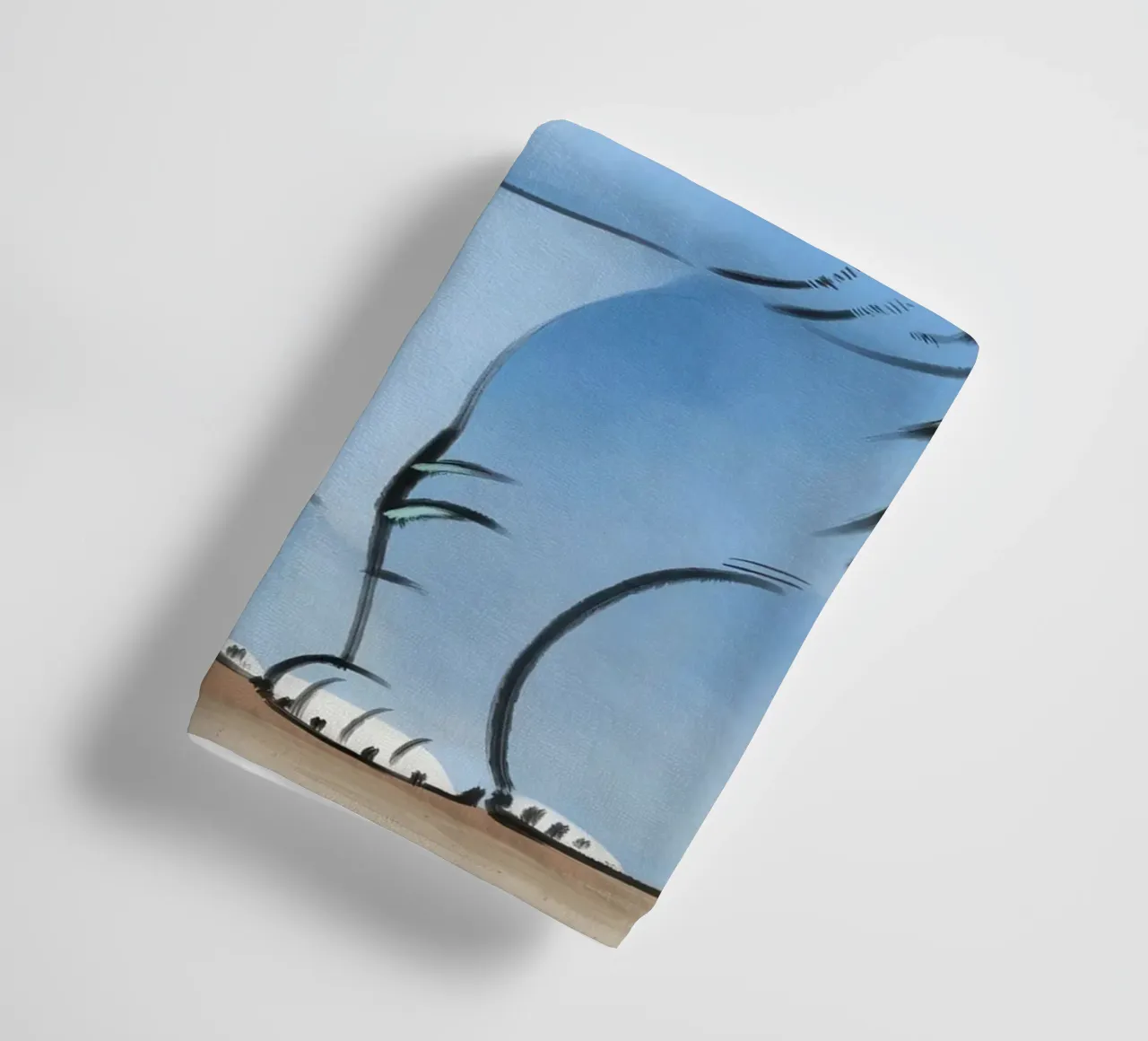 Demon Tiger and Bird towel by NextPixel