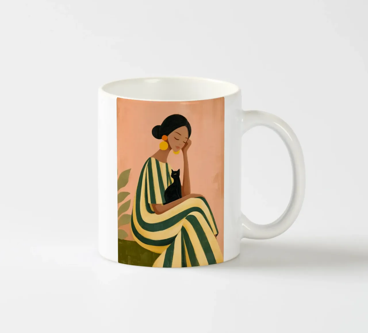 In Quiet Company tazza in ceramica da Clara August