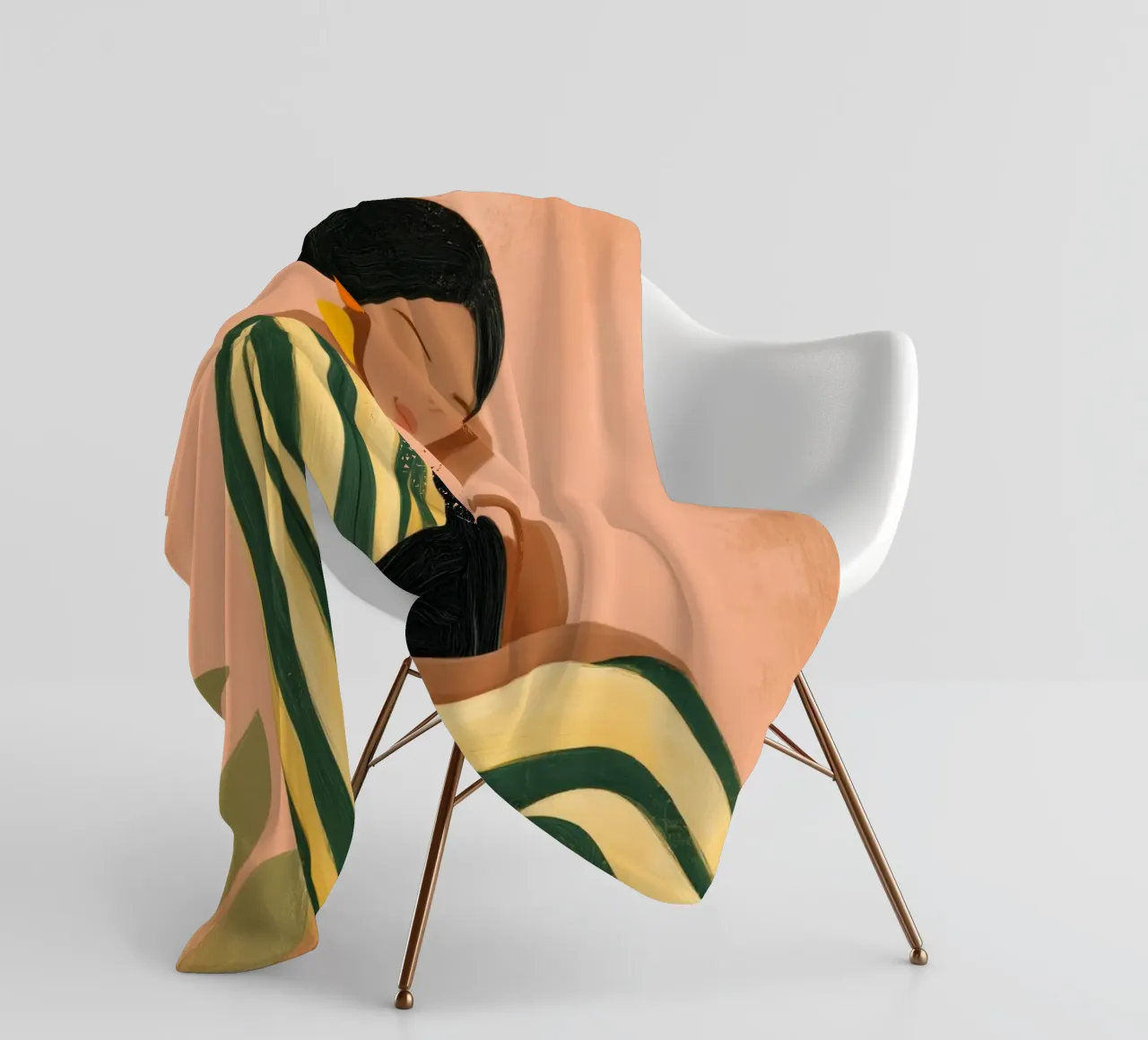 In Quiet Company coperta in pile da Clara August