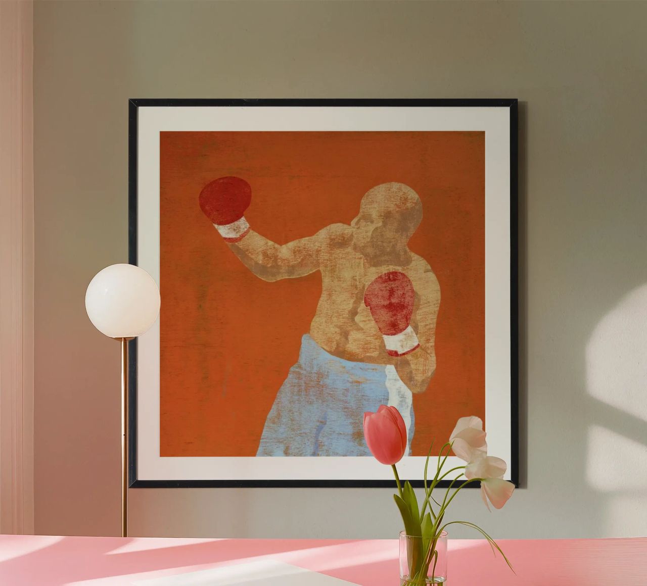 Boxer 2 Poster von Andy Bridge