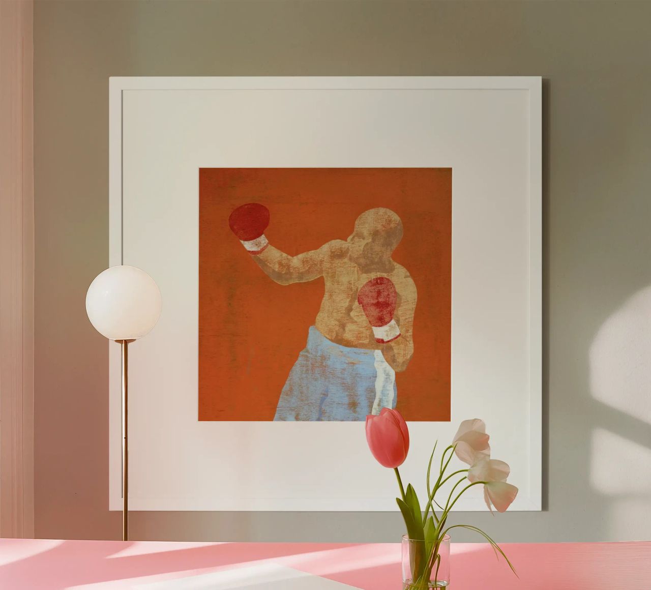 Boxer 2 Poster von Andy Bridge