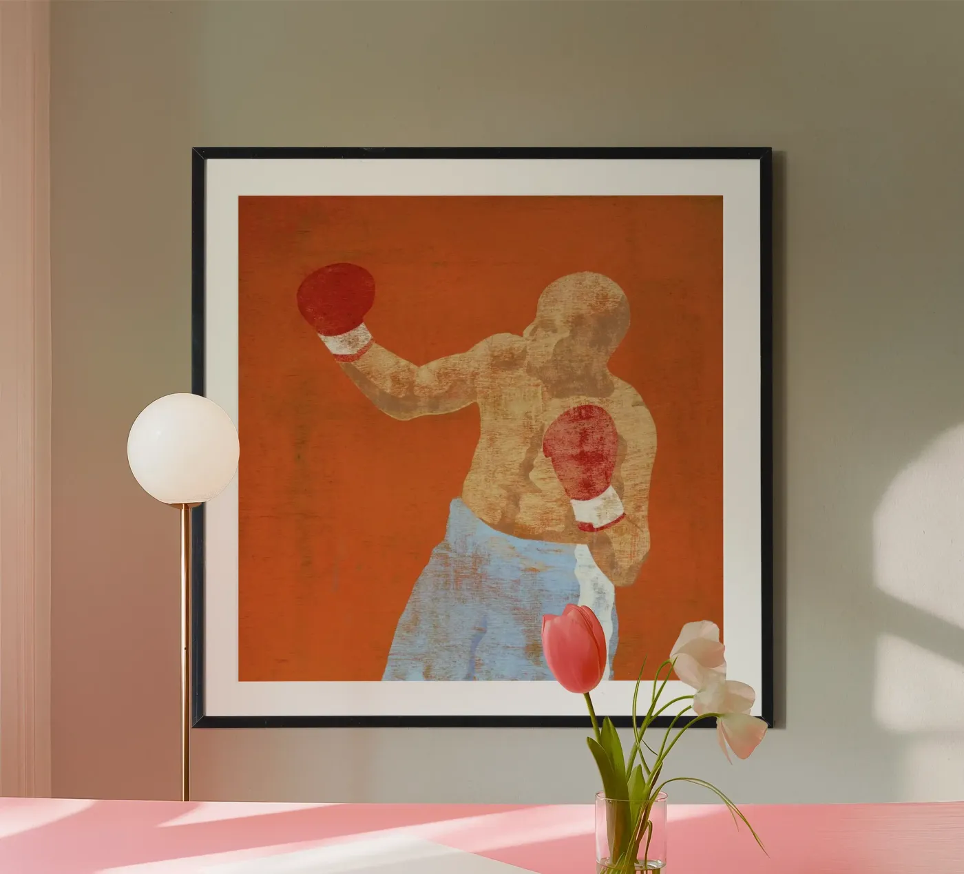 Boxer 2 Poster von Andy Bridge