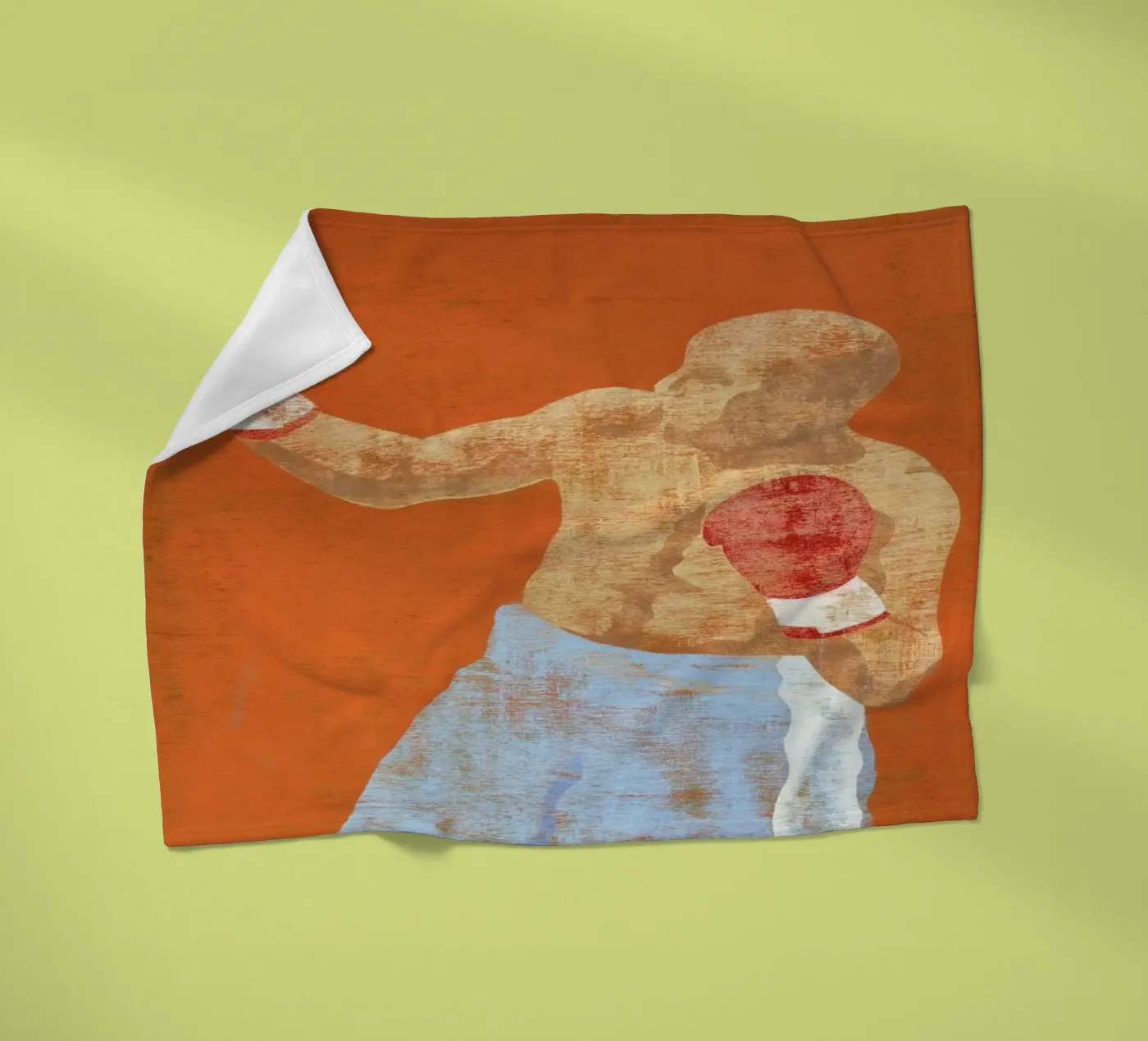 Boxer 2 fleece blanket by Andy Bridge