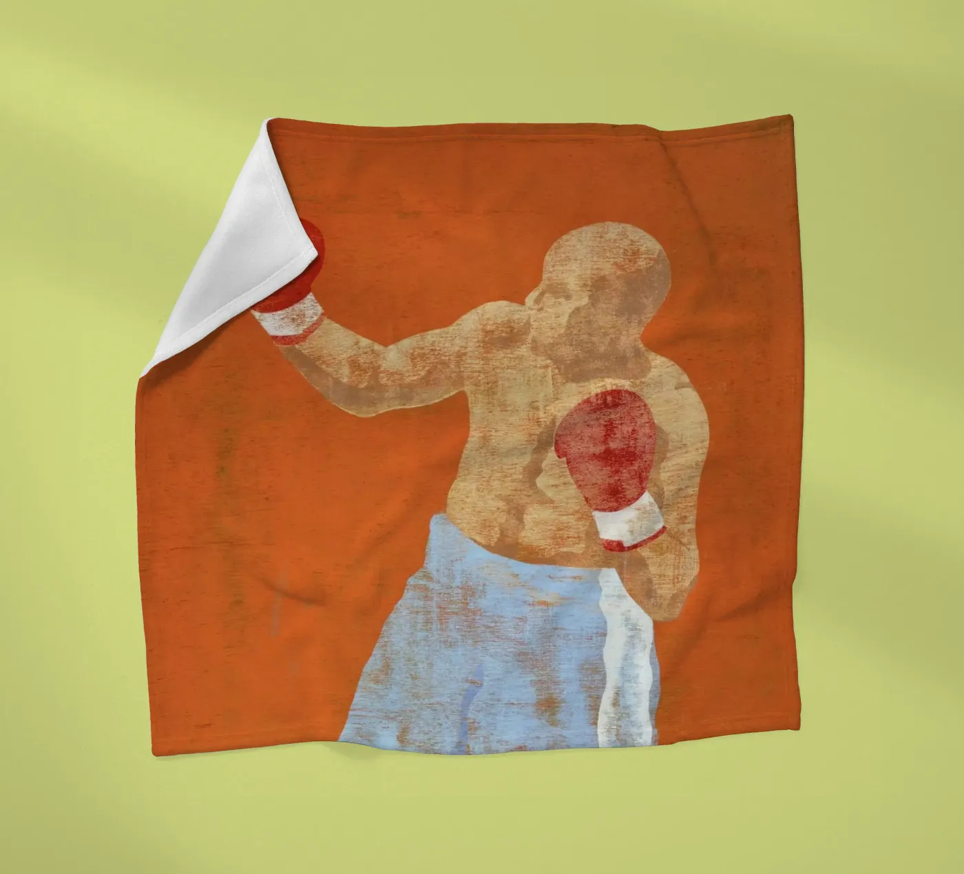 Boxer 2 fleece blanket by Andy Bridge