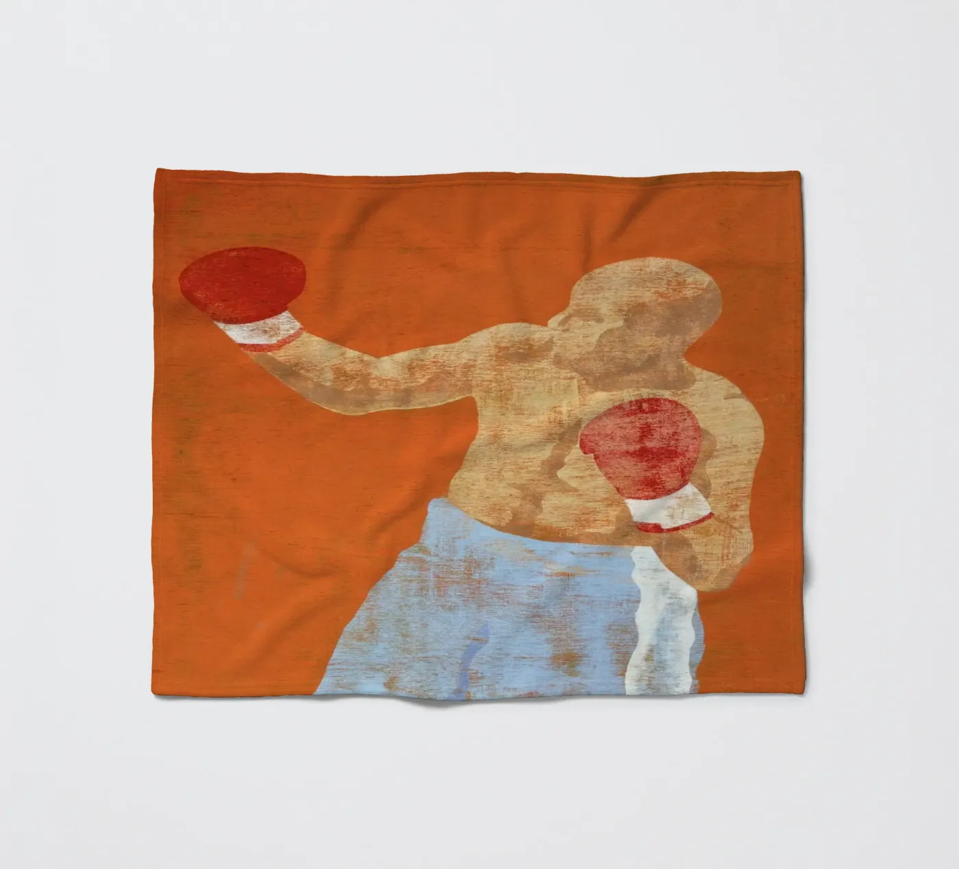 Boxer 2 fleece blanket by Andy Bridge