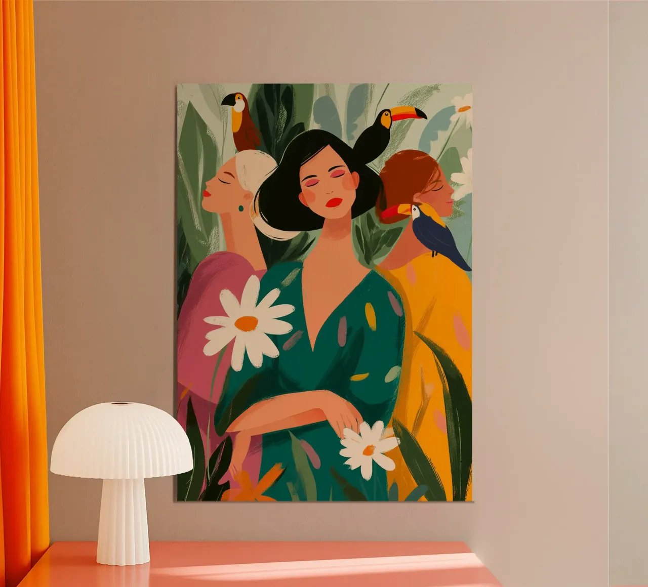 Tropica Tranquila I carta hahnemühle da Clara August