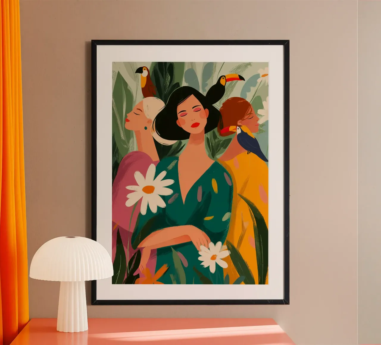 Tropica Tranquila I carta hahnemühle da Clara August