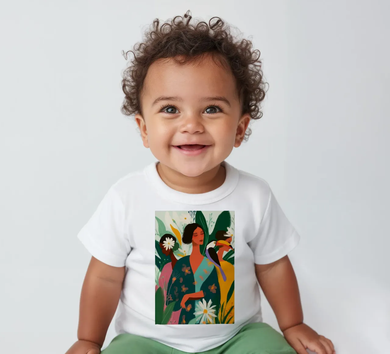 Tropica Tranquila II baby t-shirt by Clara August