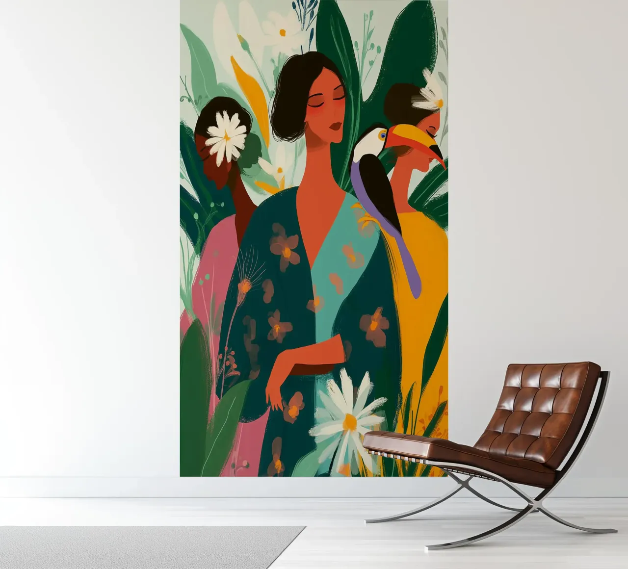 Tropica Tranquila II fotobehang van Clara August