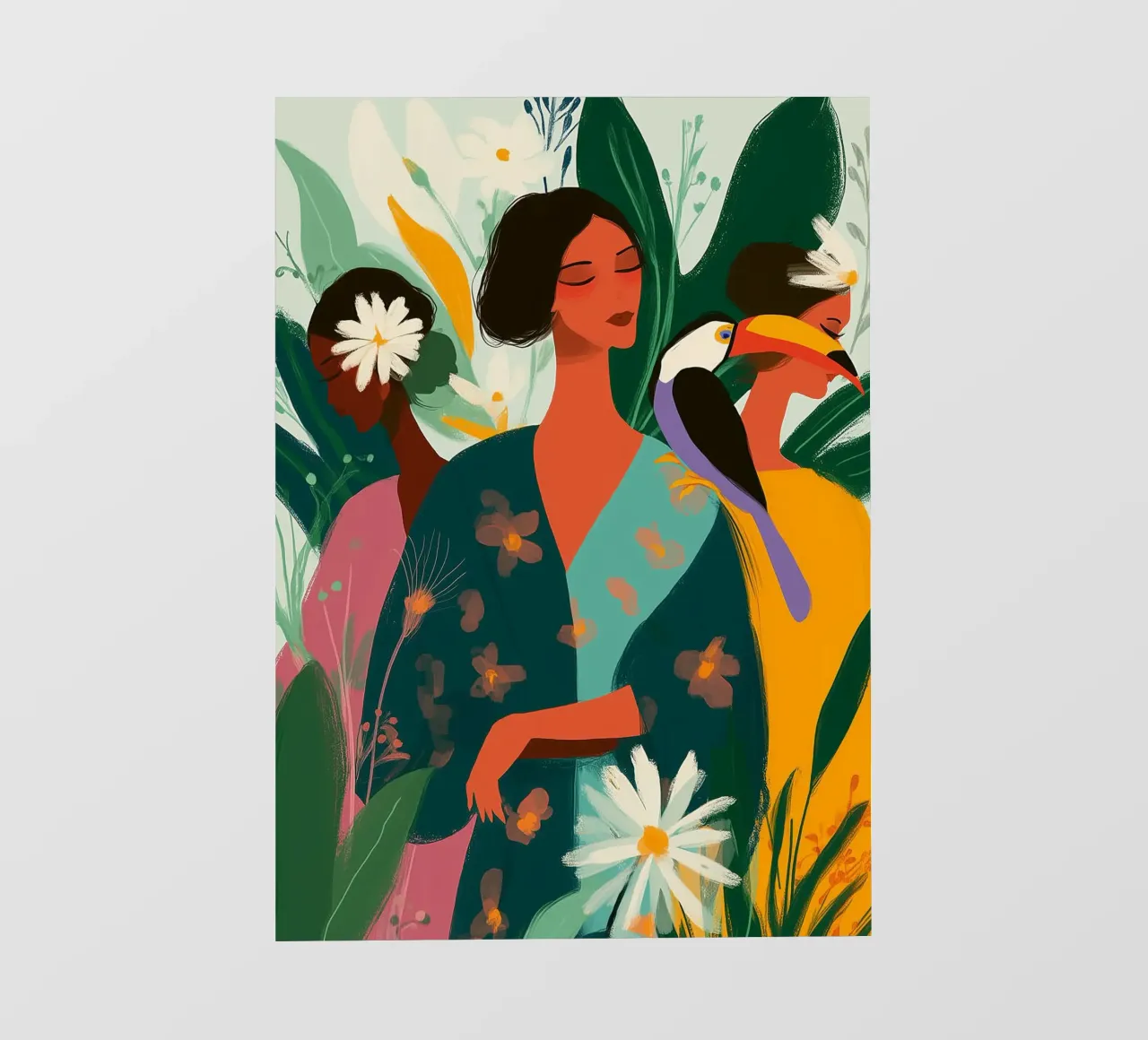 Tropica Tranquila II fotobehang van Clara August