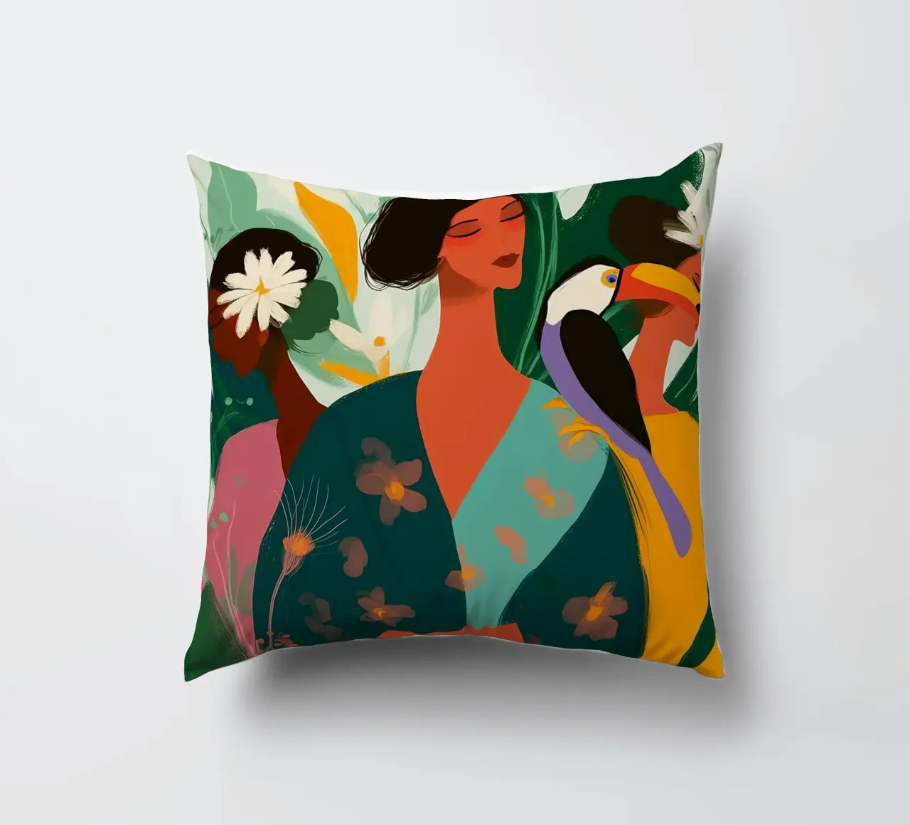 Tropica Tranquila II decorative cushion by Clara August