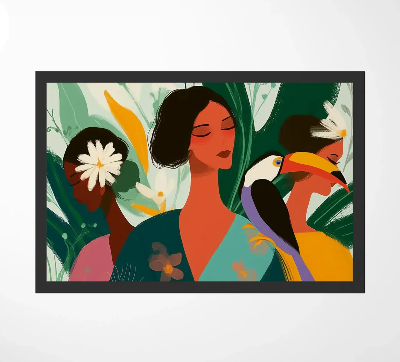Tropica Tranquila II doormat by Clara August