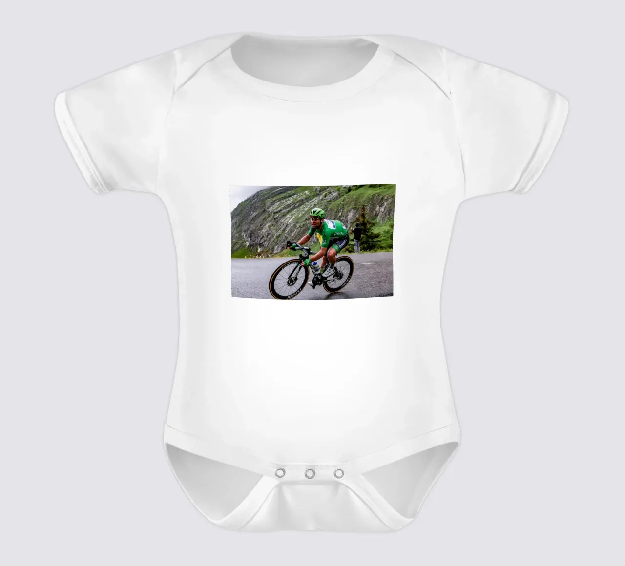 Maillot vert Mark Cavendish Tdf 2021 body bébé de Goodshops