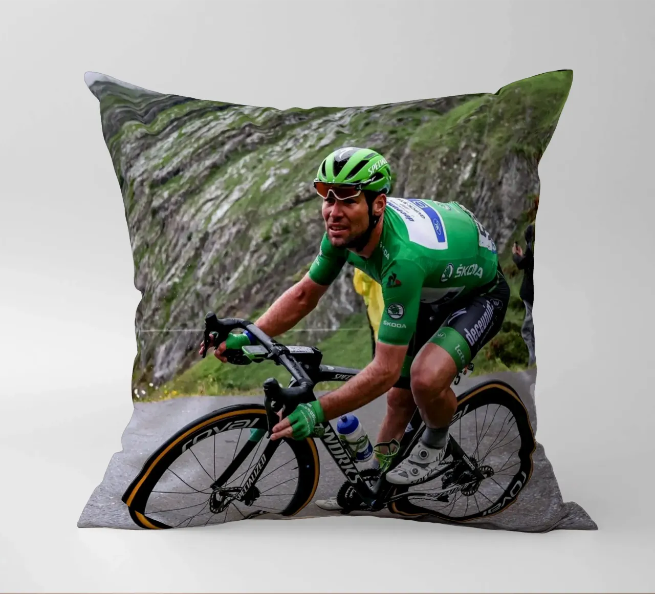 Mark Cavendish Tdf 2021 Maglia verde cuscino da Goodshops