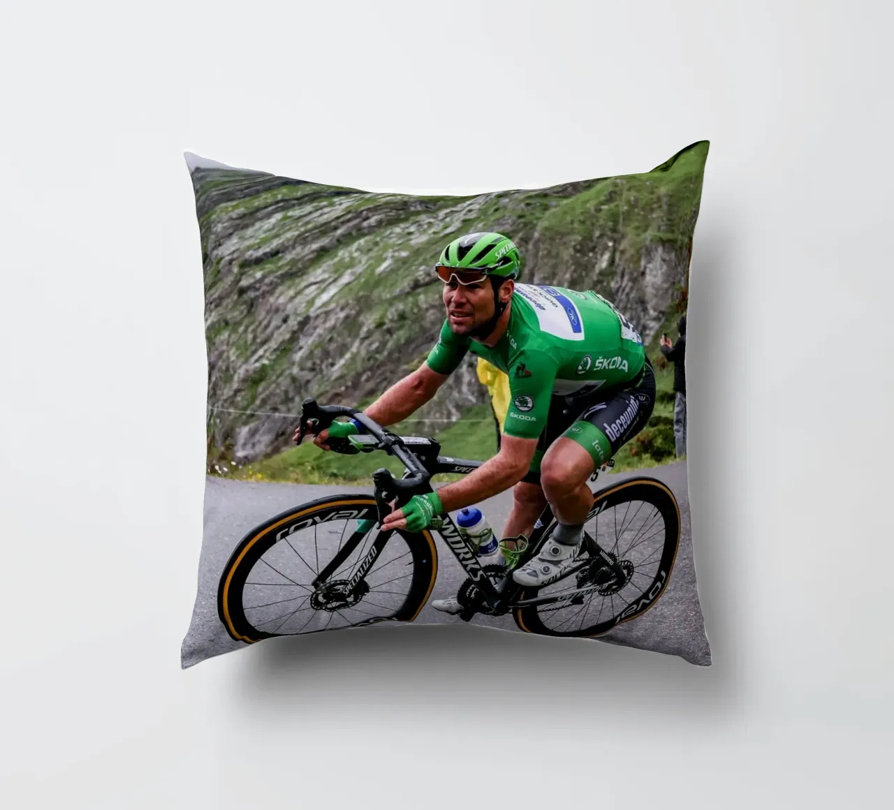 Mark Cavendish Tdf 2021 Maglia verde cuscino da Goodshops