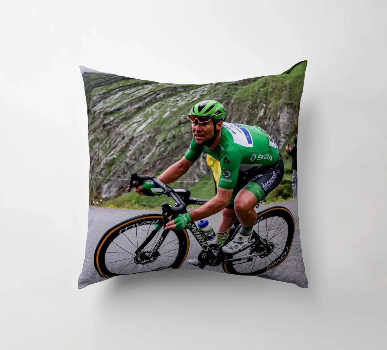 Mark Cavendish Tdf 2021 Maglia verde cuscino da Goodshops