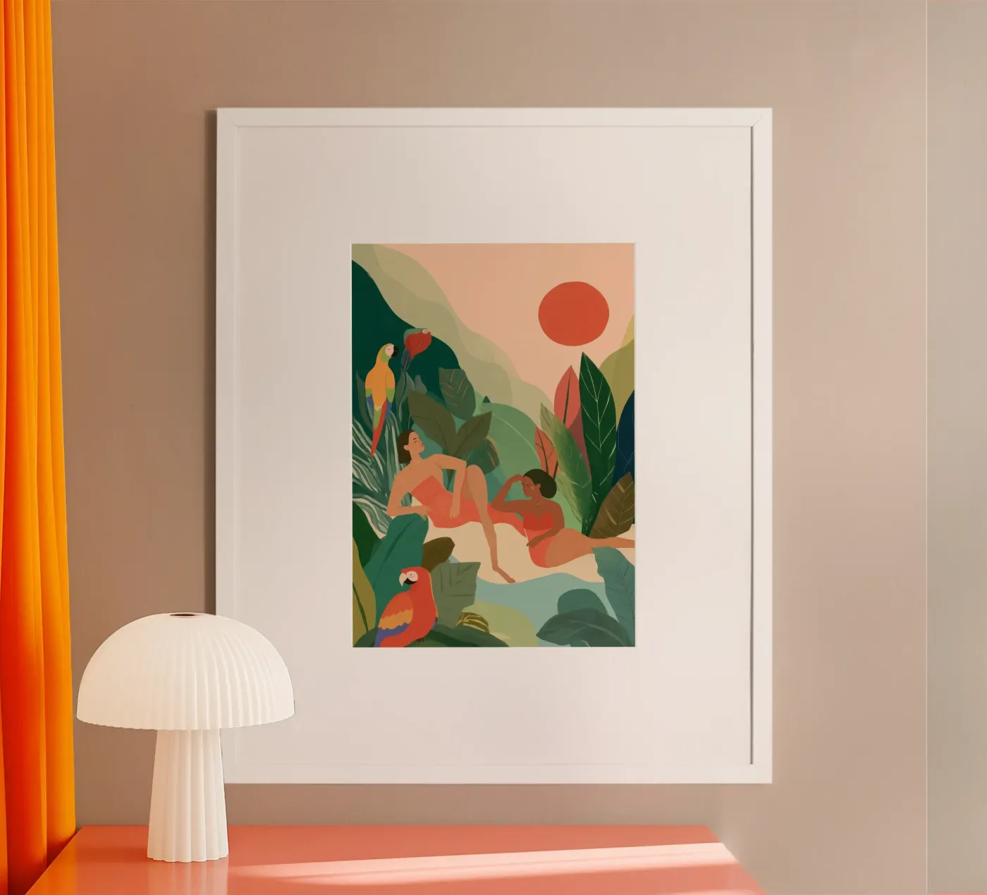 Jungle Siesta poster da Clara August